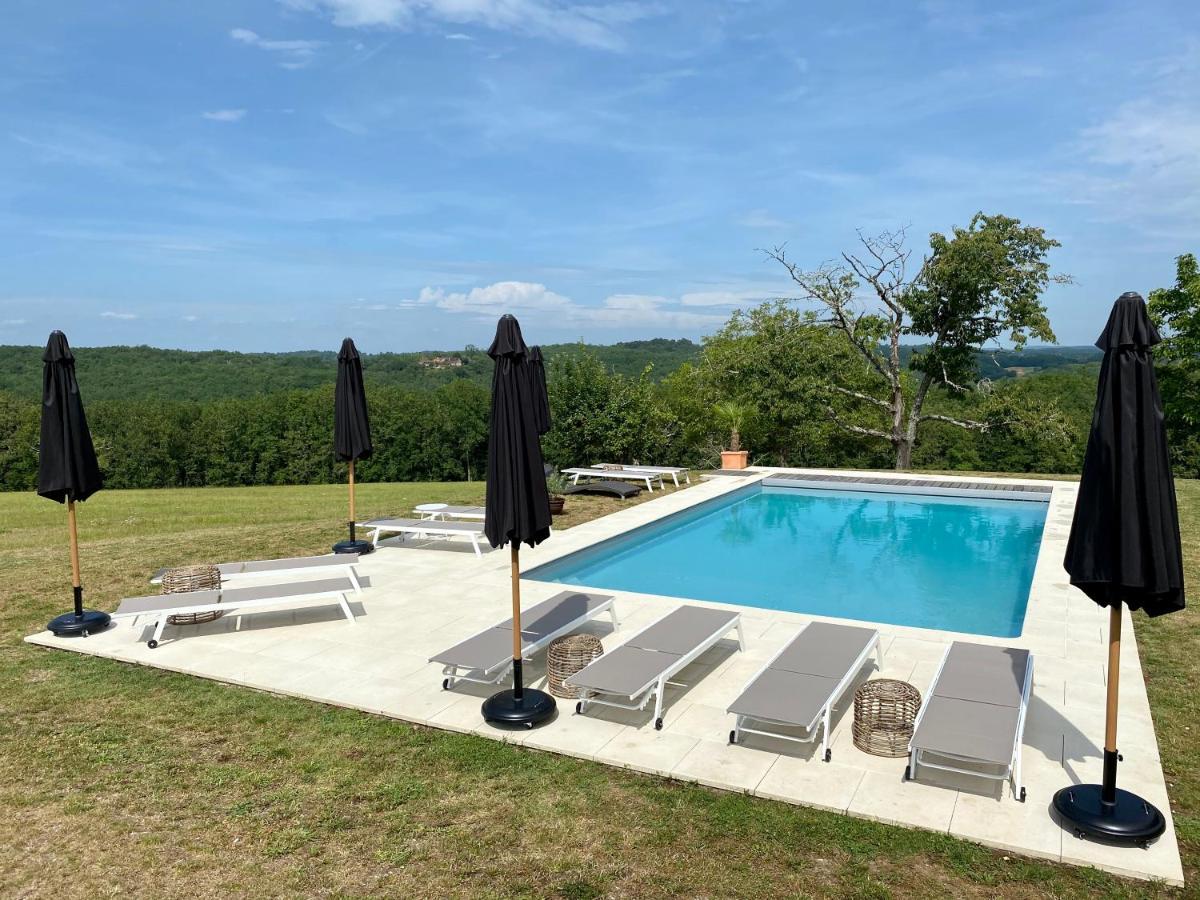 Domaine De Cazal - Gite 2 Pers Avec Piscine Au Coeur De 26 Hectares De Nature Preservee Vila Saint-Cyprien  Exterior foto